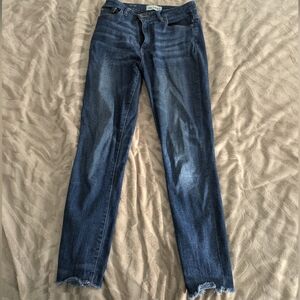DL1961 Chrissy trimtone ankle skinny jeans sz 28